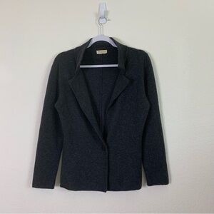 Seletti Womens Gray 100% Cashmere one button cardigan M